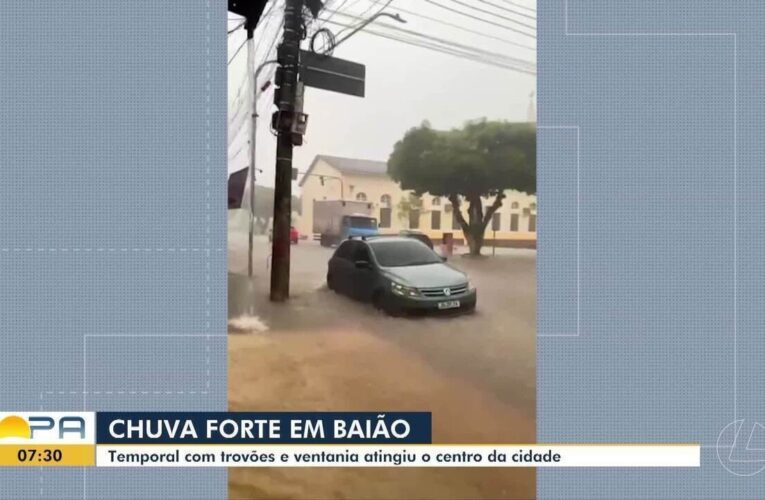 Temporal Intenso Atinge Baião, no Pará, Deixando Alagamentos e Revelando Desafios da Drenagem Urbana na Amazônia