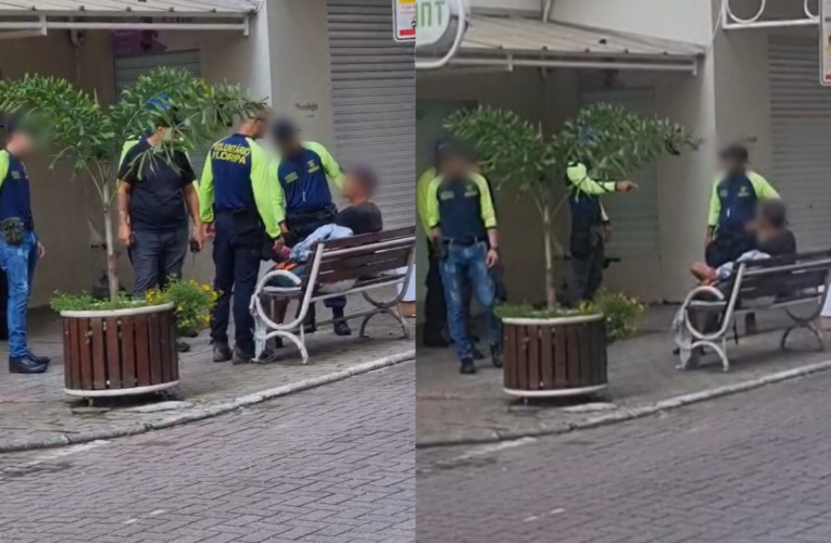 Abordagem agressiva de ‘voluntários de segurança’ a homem em situação de rua em Florianópolis gera denúncia ao Ministério Público