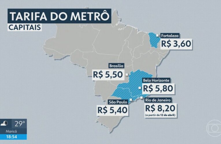Aumento na tarifa do MetrôRio: ‘intervalo maior’, ‘muito cheio’ e ‘preço não compensa’ lideram queixas de usuários