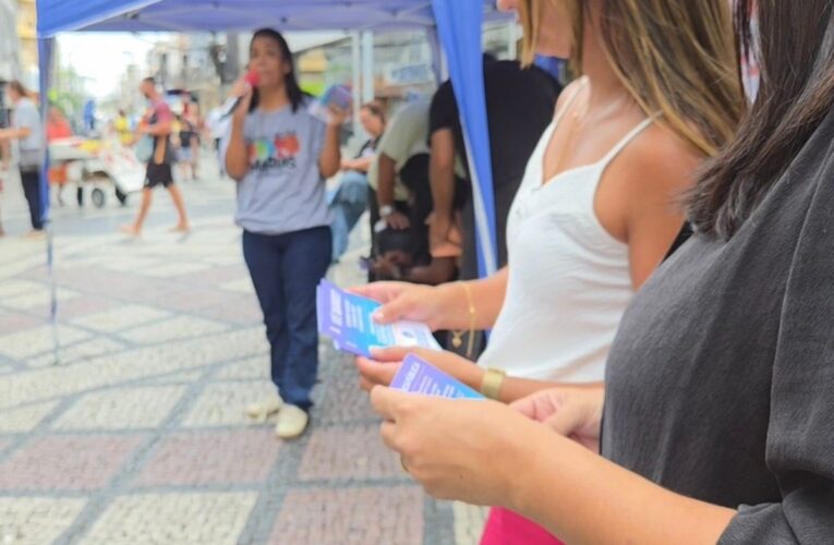 Em Campos: Ato em defesa das mulheres mobiliza cidadãos e cobra políticas eficazes contra a violência