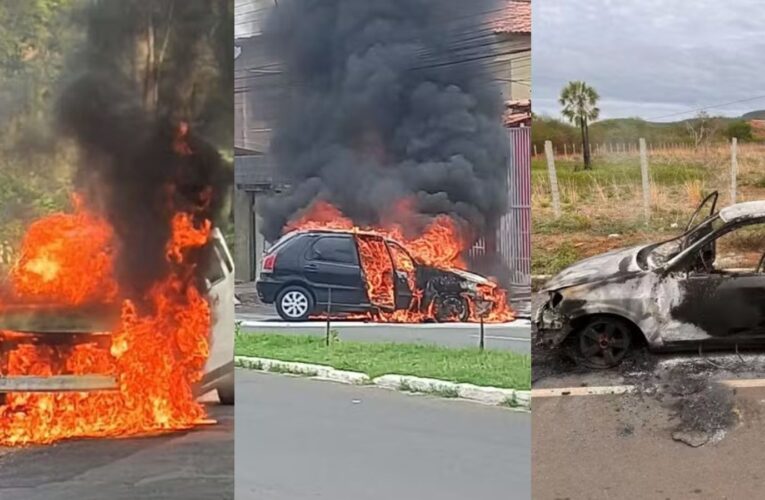 Onda de incêndios em veículos no Piauí acende alerta dos bombeiros para riscos e prevenção