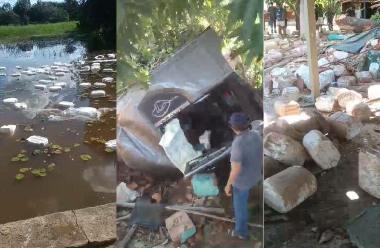 Desastre ambiental no Piauí: tombamento de caminhão com agrotóxico contamina balneário e mobiliza autoridades