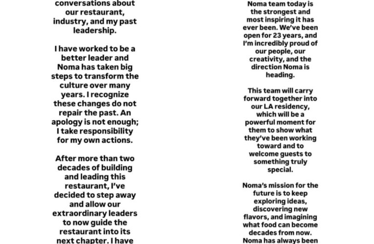 René Redzepi, renomado chef do Noma, pede demissão em meio a denúncias de agressões e humilhações