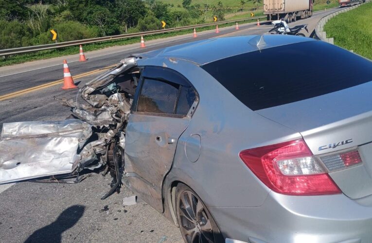 Tragédia na BR-101 em Macaé: Policial Militar do Rio de Janeiro morre em grave acidente com três veículos